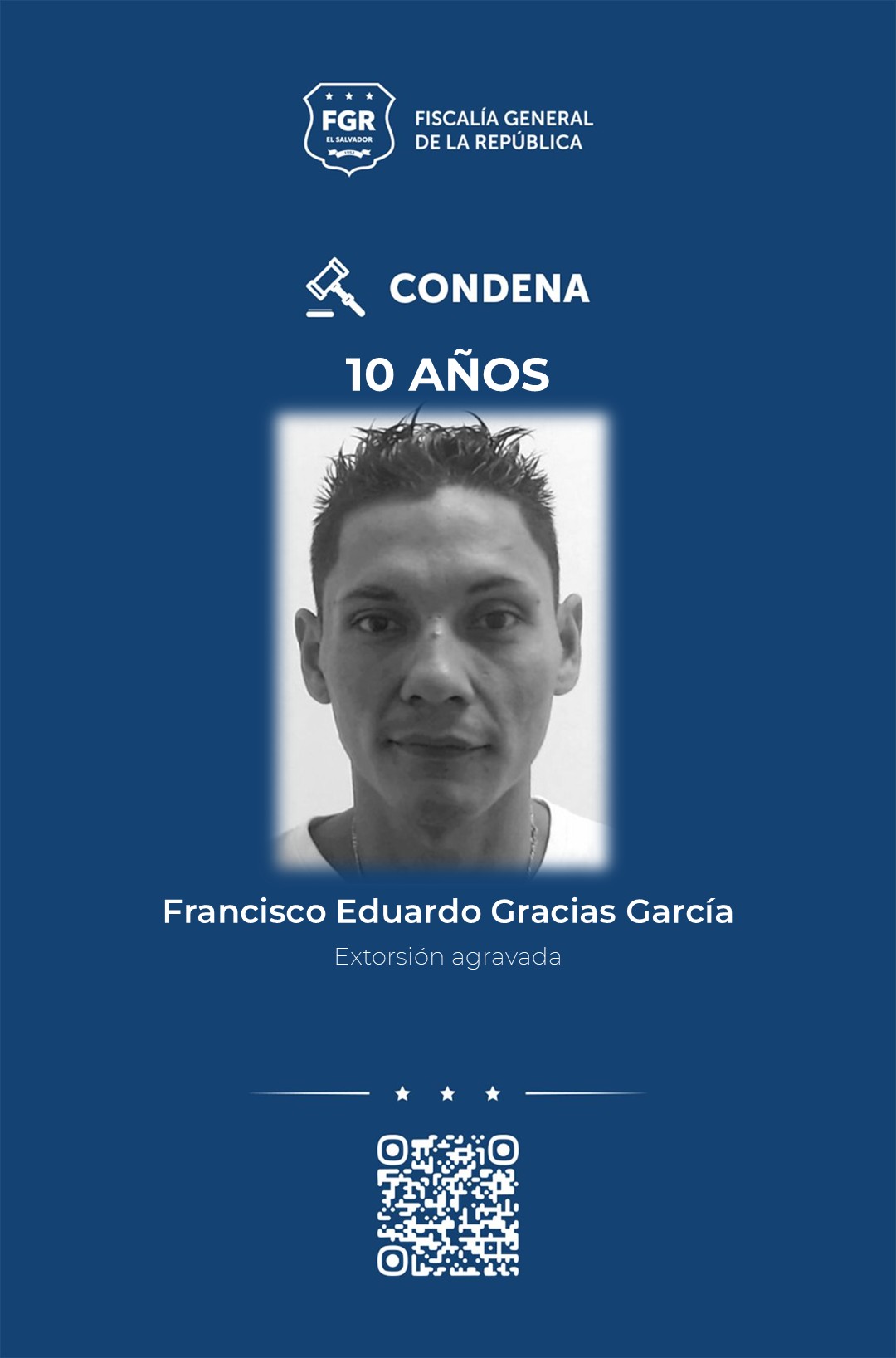 Pandilleros de la 18 Revolucionarios fueron condenados por extorsionar a comerciante en Guazapa